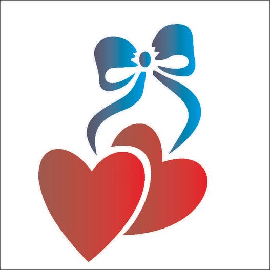 Stencil 10x10 Simples 214 Laco Coracao Mansaodasartes