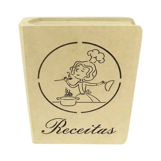 Capa Para Livro De Receitas Cozinheira Em Mdf Mansaodasartes Capa Para Livro De Receitas Cozinheira Em Mdf Mansaodasartes