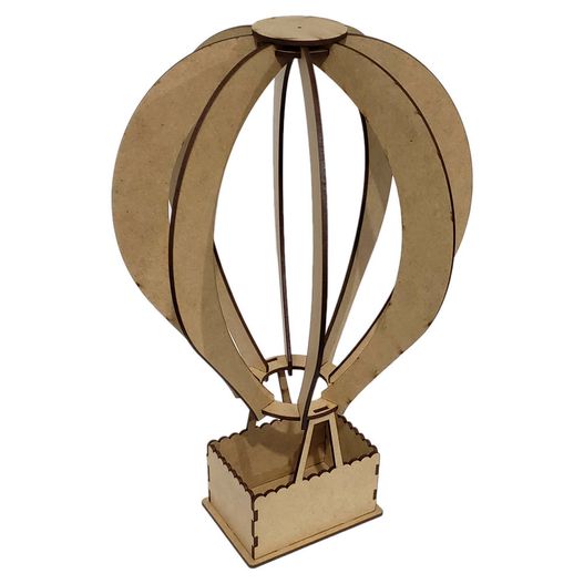 Balao Miniatura Laser Em Mdf Mansaodasartes