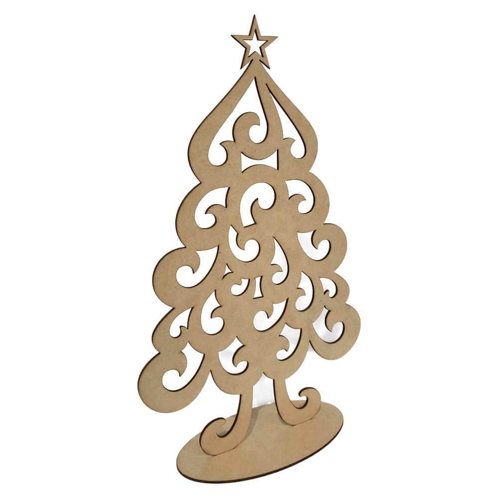 Recorte Laser Árvore de Natal G - mansaodasartes