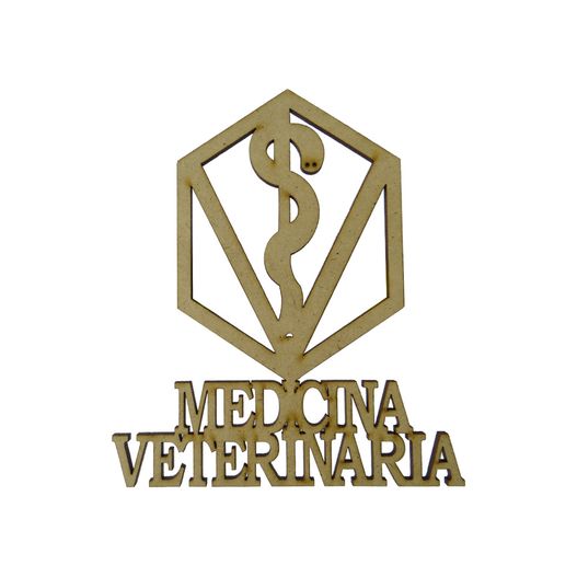 9667---Recorte-Laser-Palavra-Medicina-Veterinaria-em-MDF